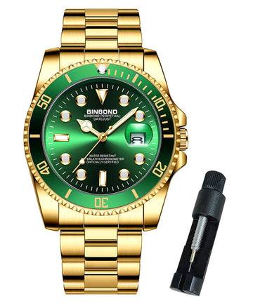 Gold Band Green Face