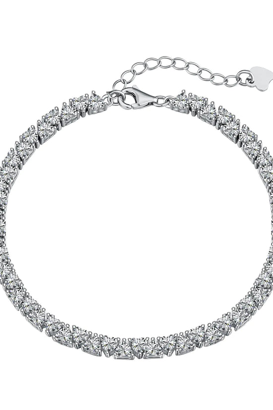 Pulsera de Hip Hop de Plata de Ley S925 con Circonita