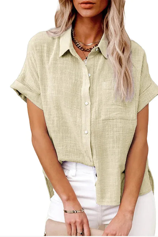 Blusa de Mezcla Natural Versátil