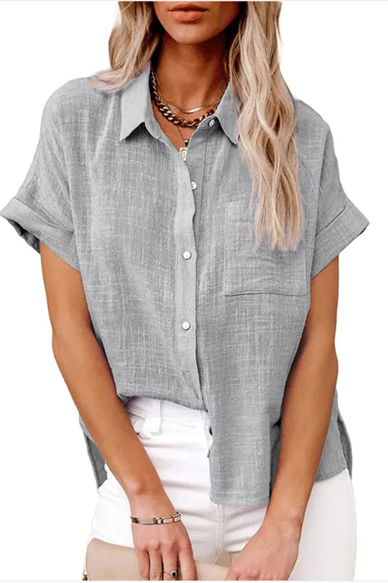 Blusa de Mezcla Natural Versátil