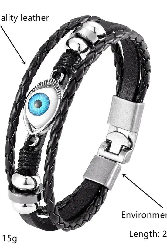 Pulsera Multicapa del Ojo Turco