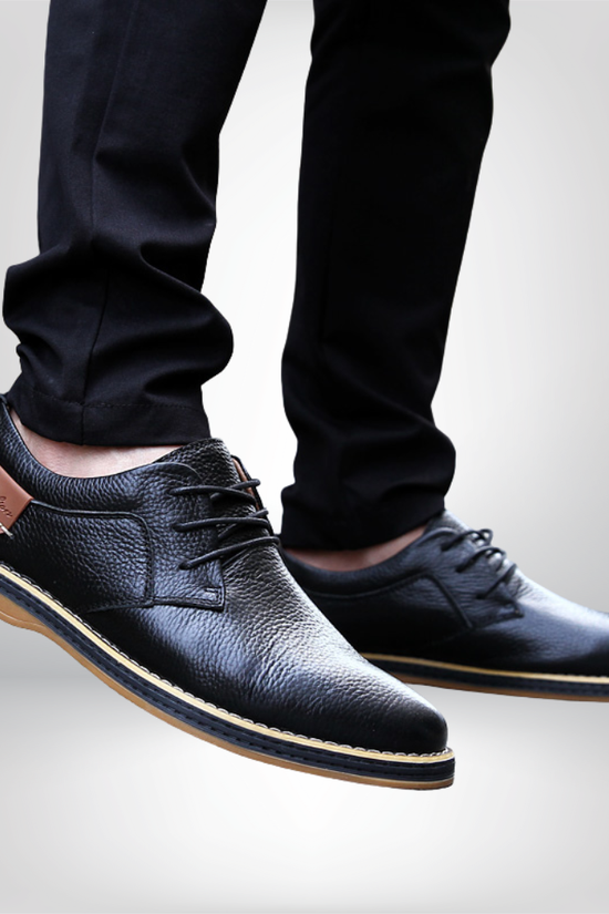 Zapatos de Vestir de Cuero Casual para Hombre - Estilo Británico