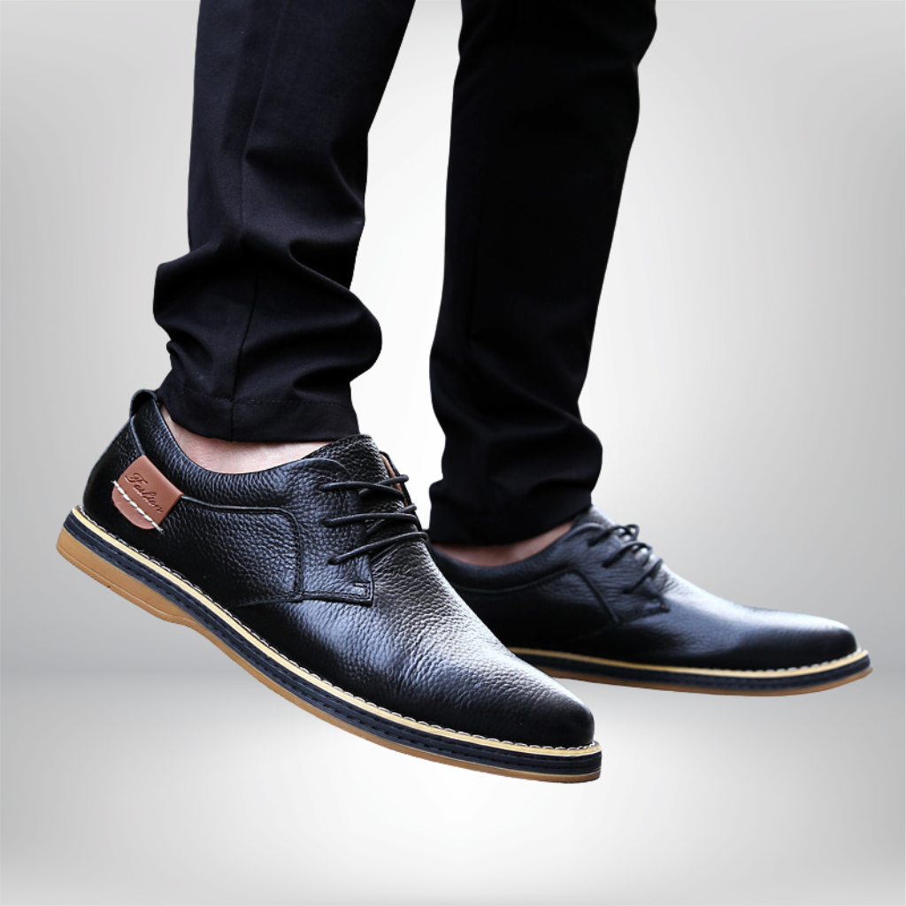 Zapatos de Vestir de Cuero Casual para Hombre - Estilo Británico