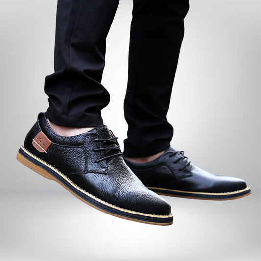 Zapatos de Vestir de Cuero Casual para Hombre - Estilo Británico