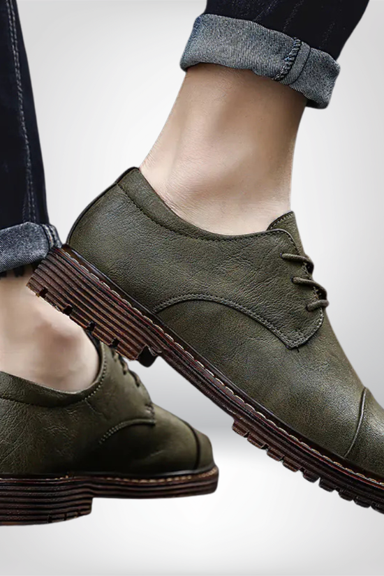 Zapatos de Cuero Casual para Hombres