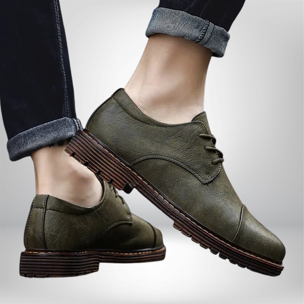 Zapatos de Cuero Casual para Hombres