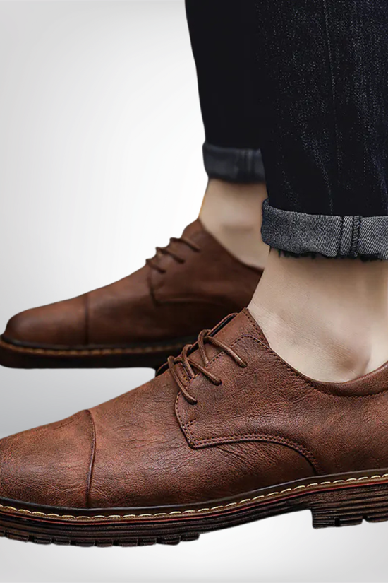 Zapatos de Cuero Casual para Hombres