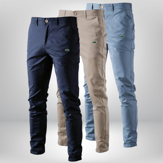 Pantalón Slim Fit de Color Sólido para Hombre