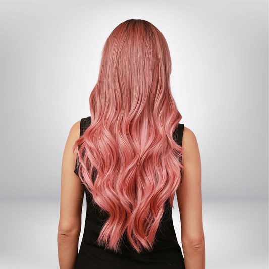 Pelucas Onduladas de Gradiente Largas y Rizadas