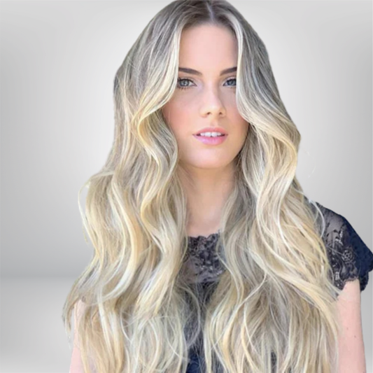 Peluca de Fibra Sintética Versátil - Cabello Largo y Rizado