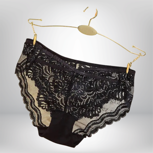 Panties de Encaje Sexy y de Cintura Baja