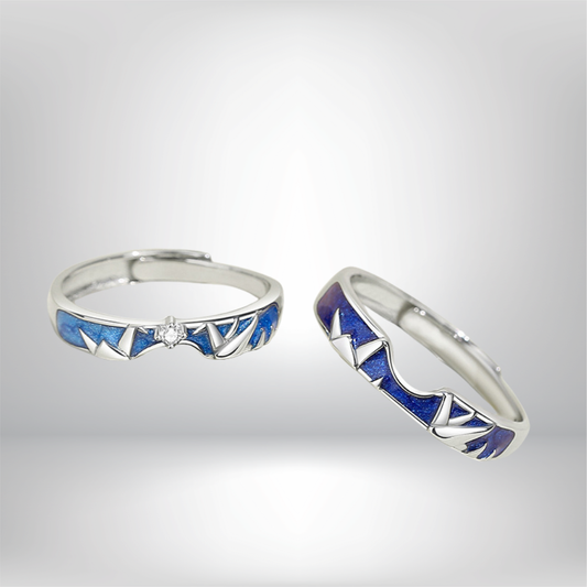 Anillo de Esmalte de Diseño de Compromiso