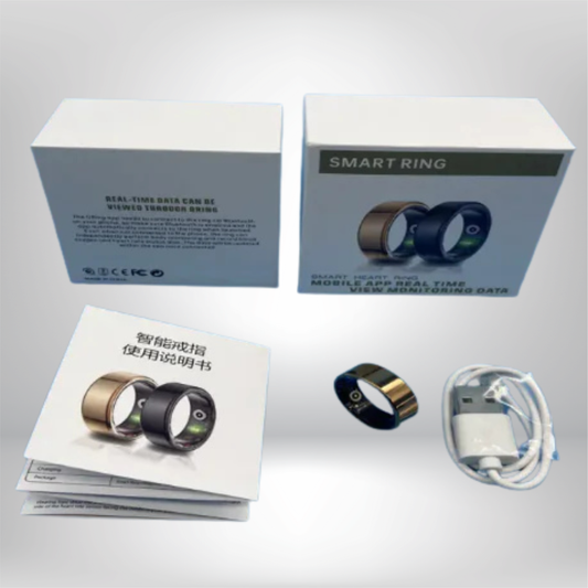 Anillo Inteligente, Monitoreo de Ritmo Cardíaco, Oxígeno en Sangre, Presión Arterial y Sueño