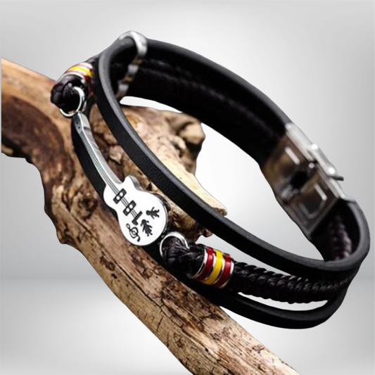 "Pulseras de Cuero Trenzado: Elegancia atemporal"