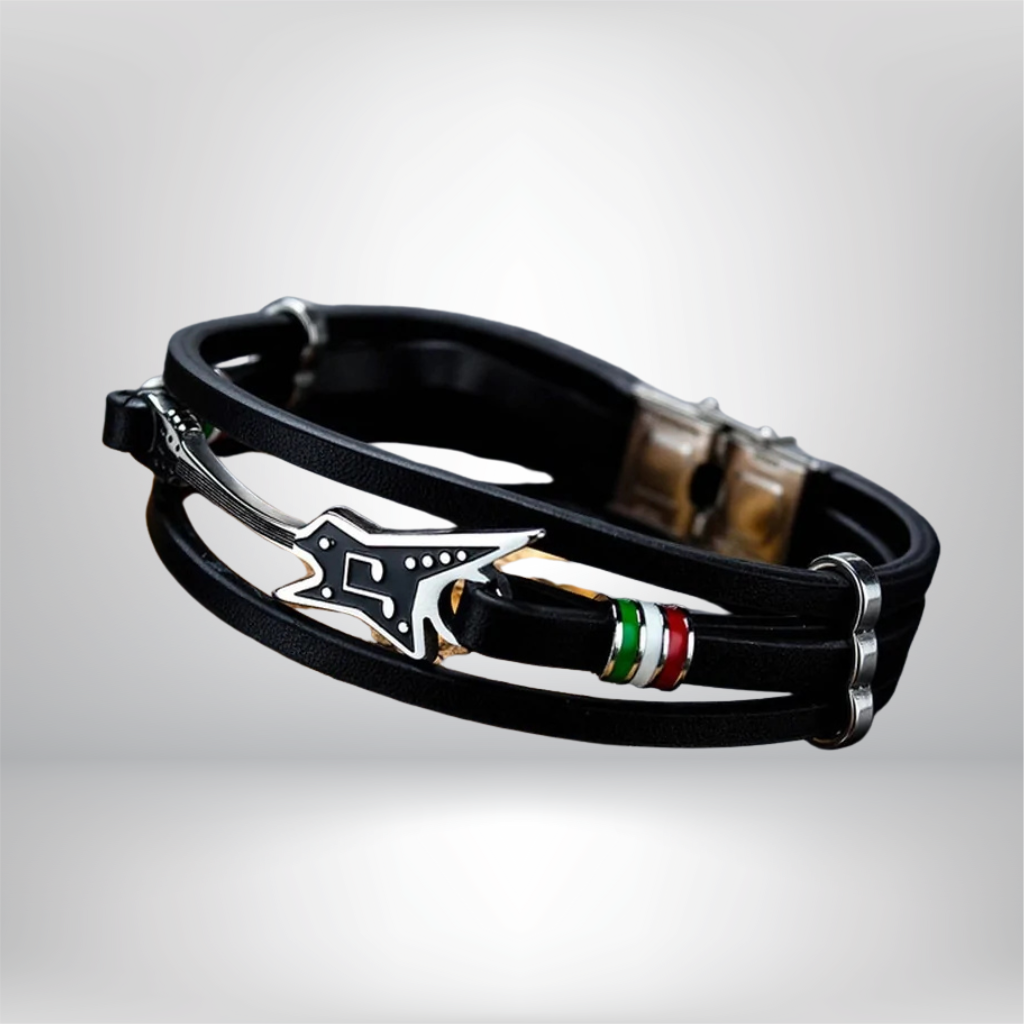 "Pulseras de Cuero Trenzado: Elegancia atemporal"