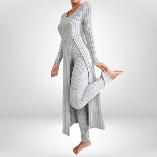 Conjunto de dos piezas para mujer, informal, de moda