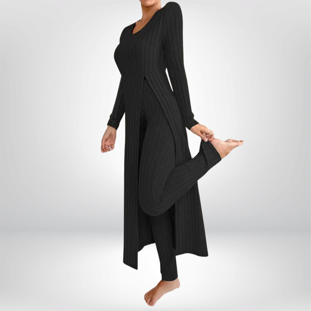 Conjunto de dos piezas para mujer, informal, de moda