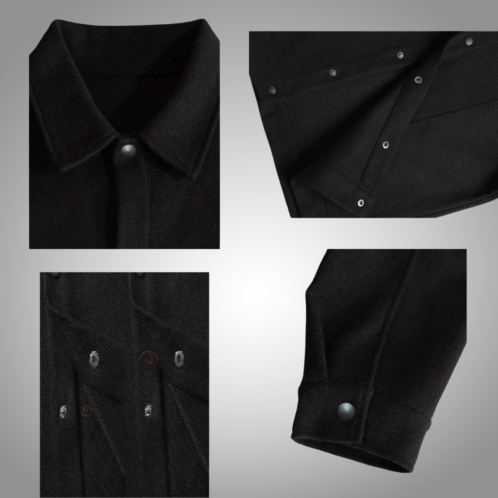 Chaqueta informal de lana para hombre, estilo europeo y americano, elegante.