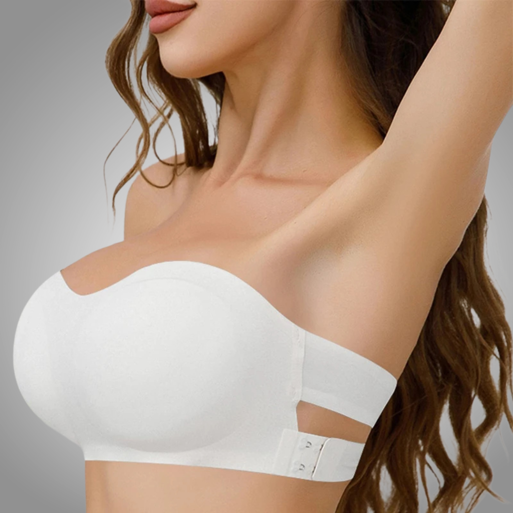 Sujetador push up sexy sin tirantes para mujer, con relleno extraíble y sin costuras