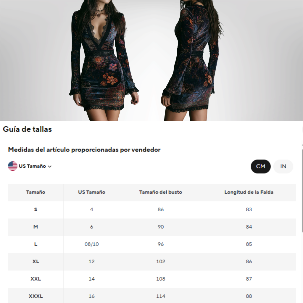 Vestido mini ajustado de terciopelo con estampado floral de encaje y retazos