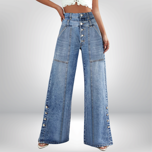 Pantalones vaqueros de talla grande para mujer,