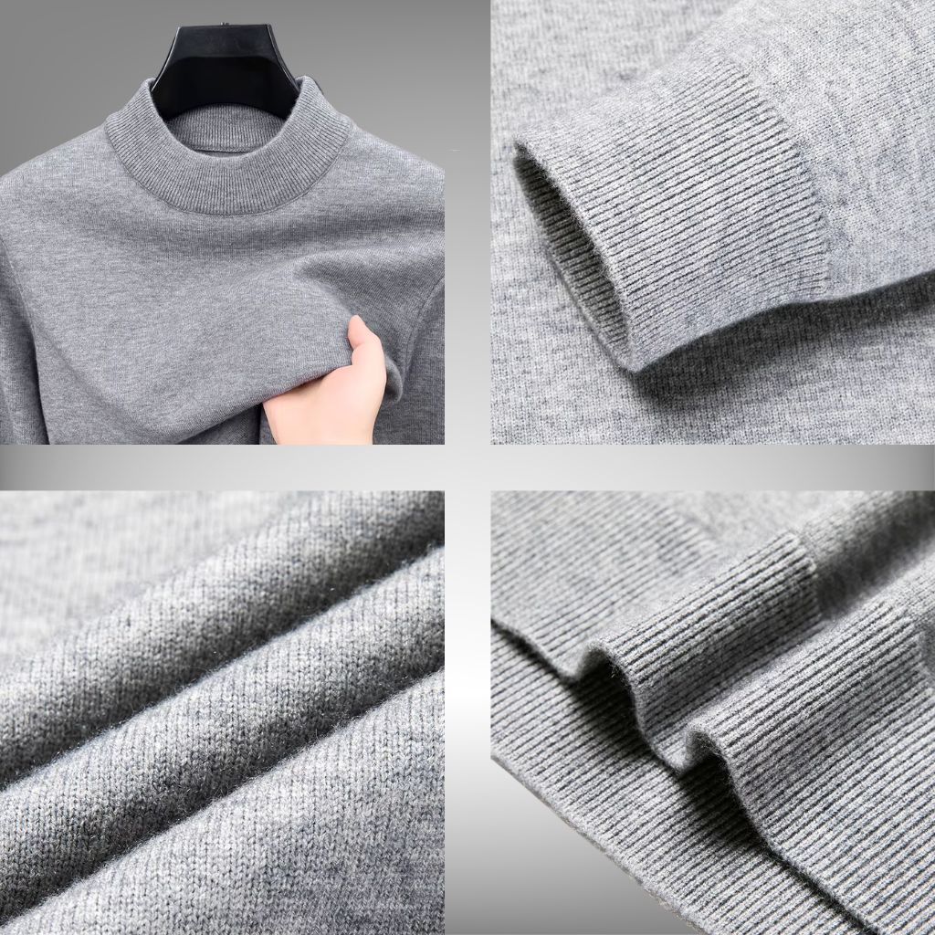 Suéter "Nordic Knit" – Confort &amp; Estilo Minimalista