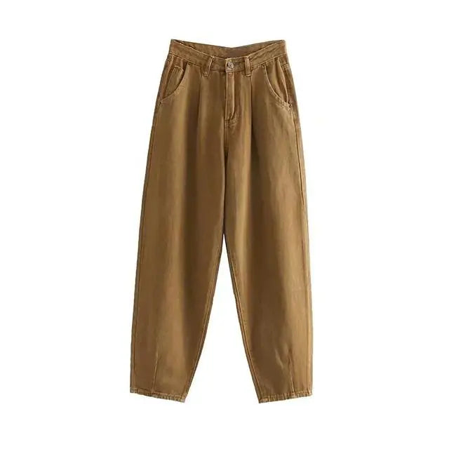 Pantalones Cargo Plisados - Elegancia Casual