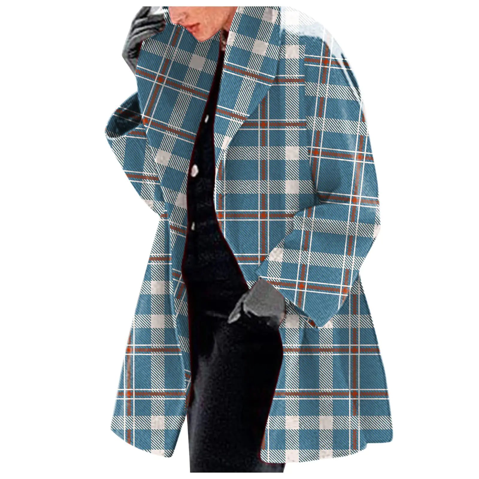 Chaqueta estampada de lana de moda para mujer
