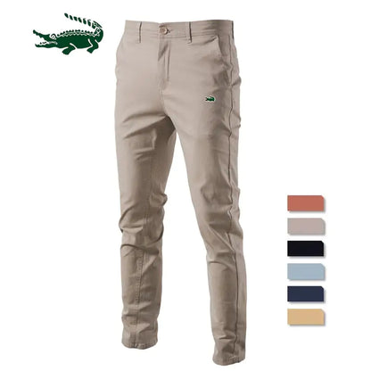 Pantalón Slim Fit de Color Sólido para Hombre