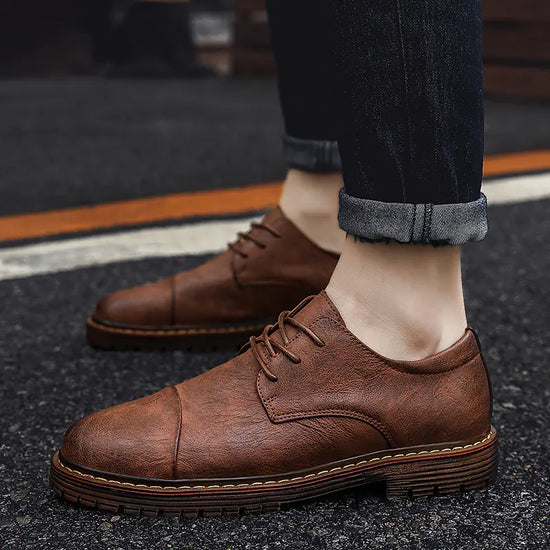 Zapatos de Cuero Casual para Hombres