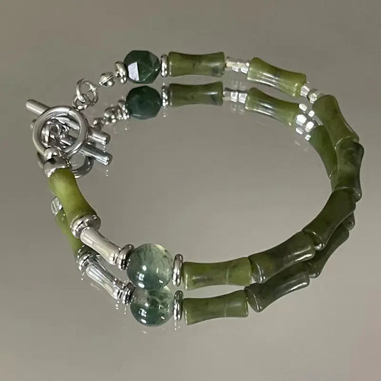 Pulsera Vintage de Cuentas con Carácter Único