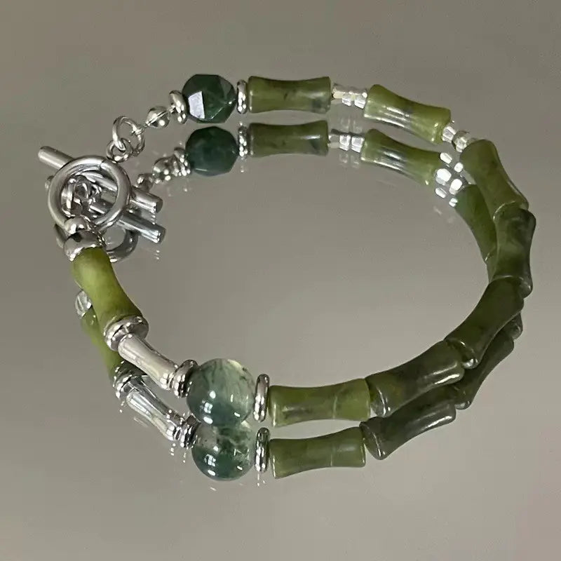 Pulsera Vintage de Cuentas con Carácter Único