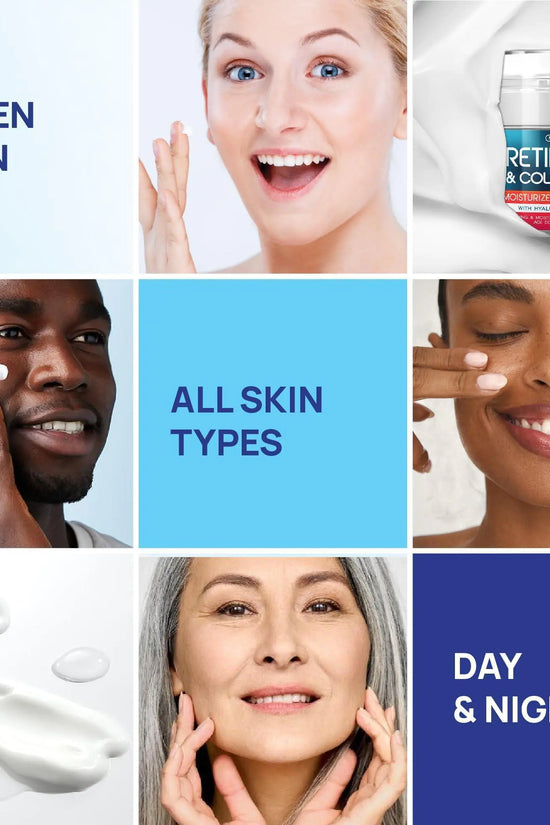 Crema de Retinol para la Cara con Colágeno e Hidratante con Ácido Hialurónico