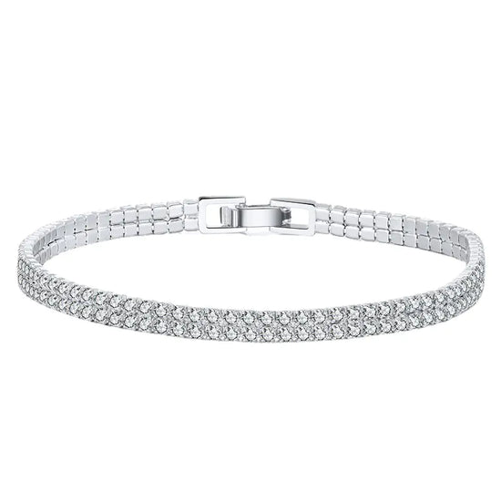 Pulsera de Plata Esterlina para el Temperamento de Moda Femenina
