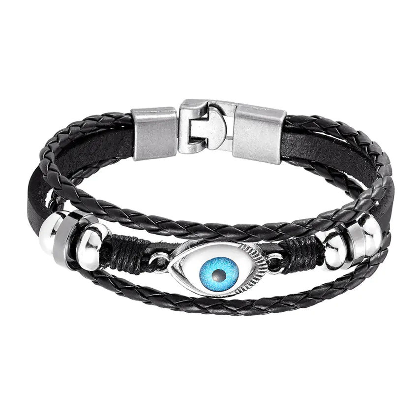 Pulsera Multicapa del Ojo Turco
