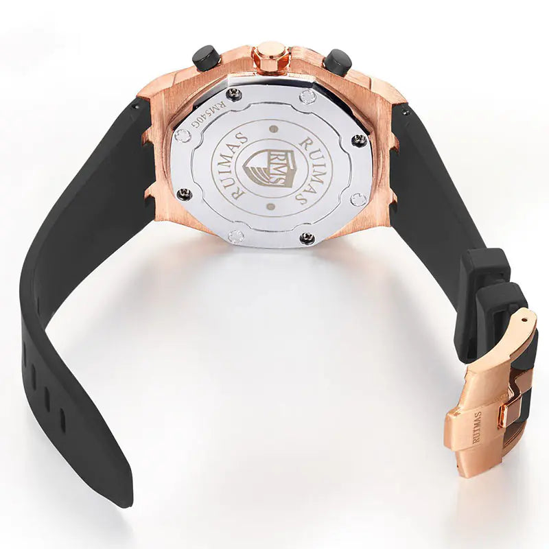 Reloj de Cuarzo de Silicona Multifuncional para Hombres - RUIMAS