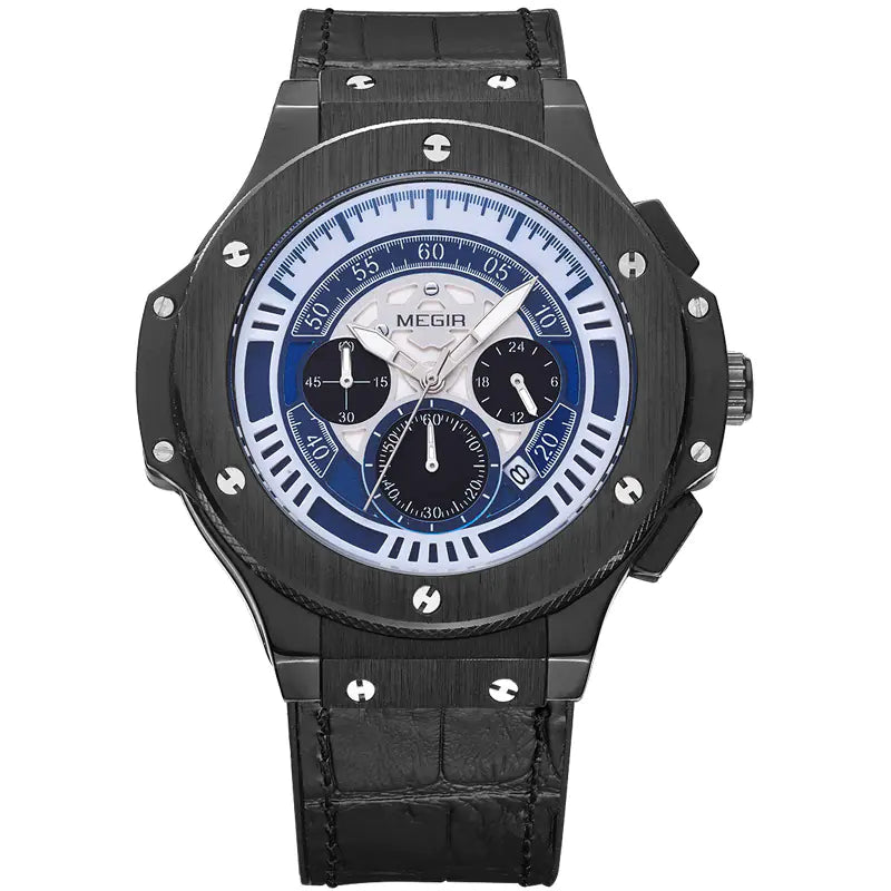 Reloj de Cuarzo Multifuncional Impermeable para Hombres