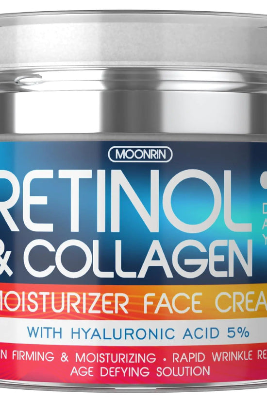 Crema de Retinol para la Cara con Colágeno e Hidratante con Ácido Hialurónico