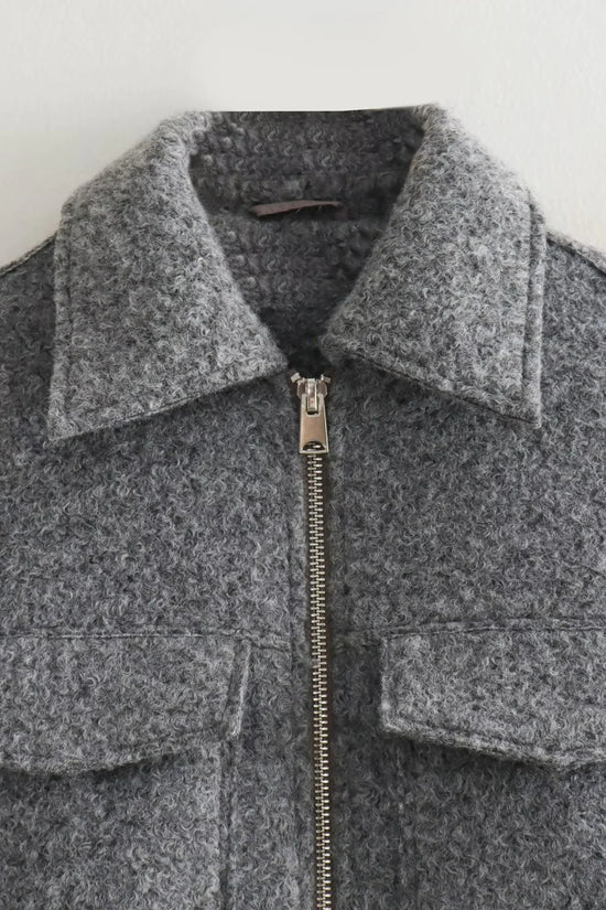 Polo Chaqueta Corta de Lana