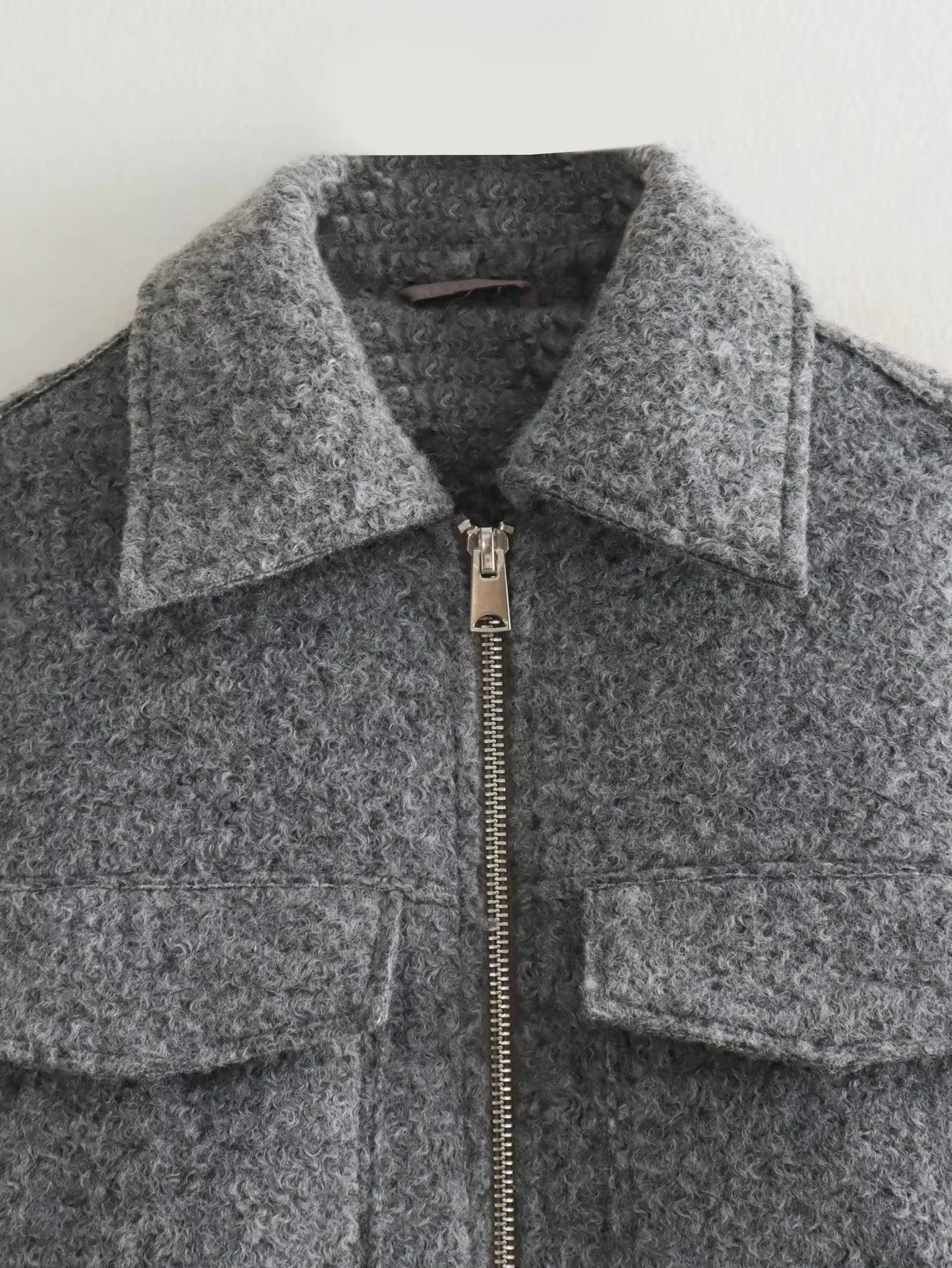Polo Chaqueta Corta de Lana