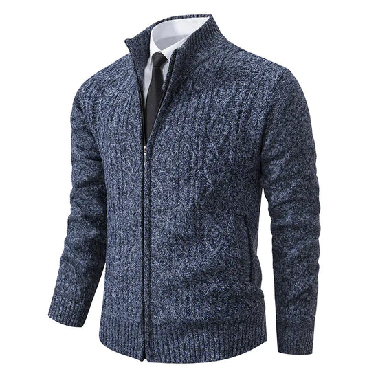 Fiorinni Cárdigan para Hombre - Chaqueta de Punto Grueso
