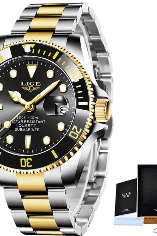Reloj de Cuarzo Impermeable para Hombre