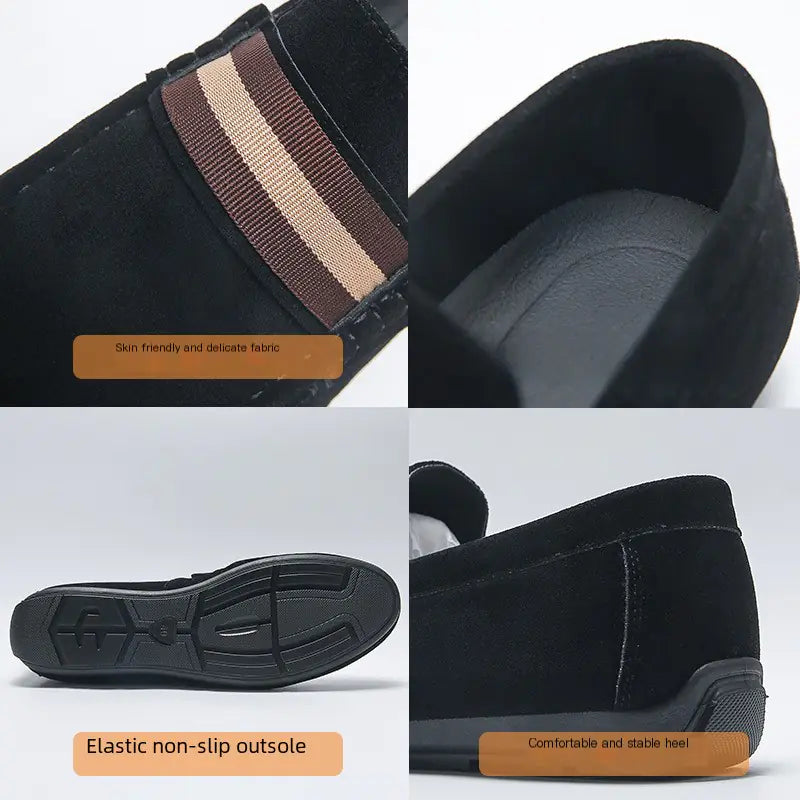 Mocasines Sin Cordones para Hombre de Suela Blanda y Estilo Casual