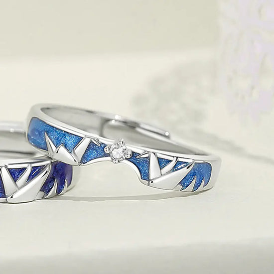 Anillo de Esmalte de Diseño de Compromiso