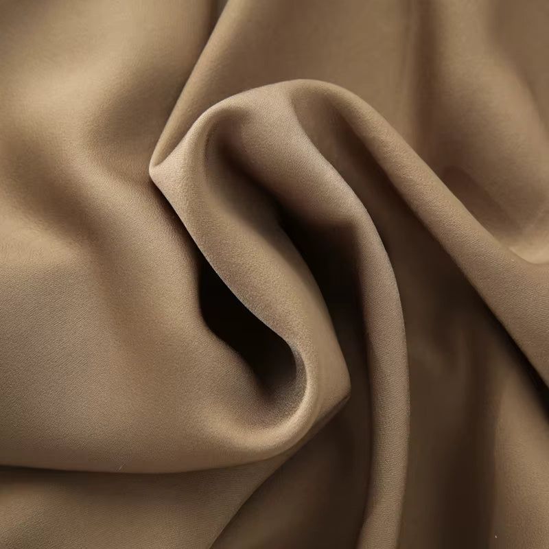 Pantalones HXAO para mujer, de cintura alta, anchos y con cinturón