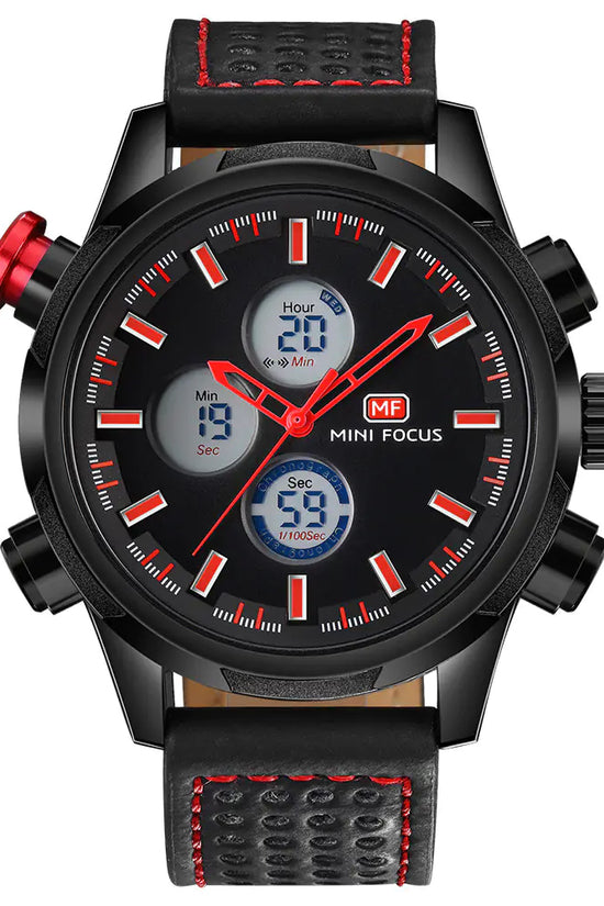 MINI FOCUS Reloj Deportivo de Cuarzo Impermeable para Hombre