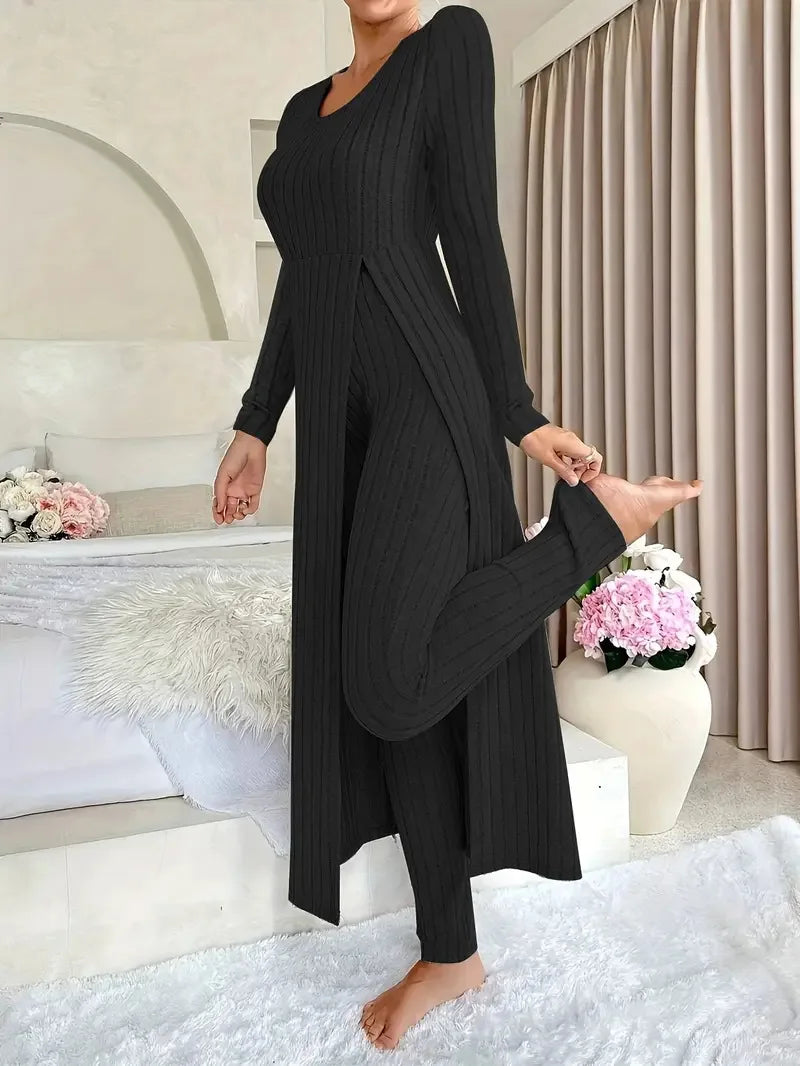 Conjunto de dos piezas para mujer, informal, de moda