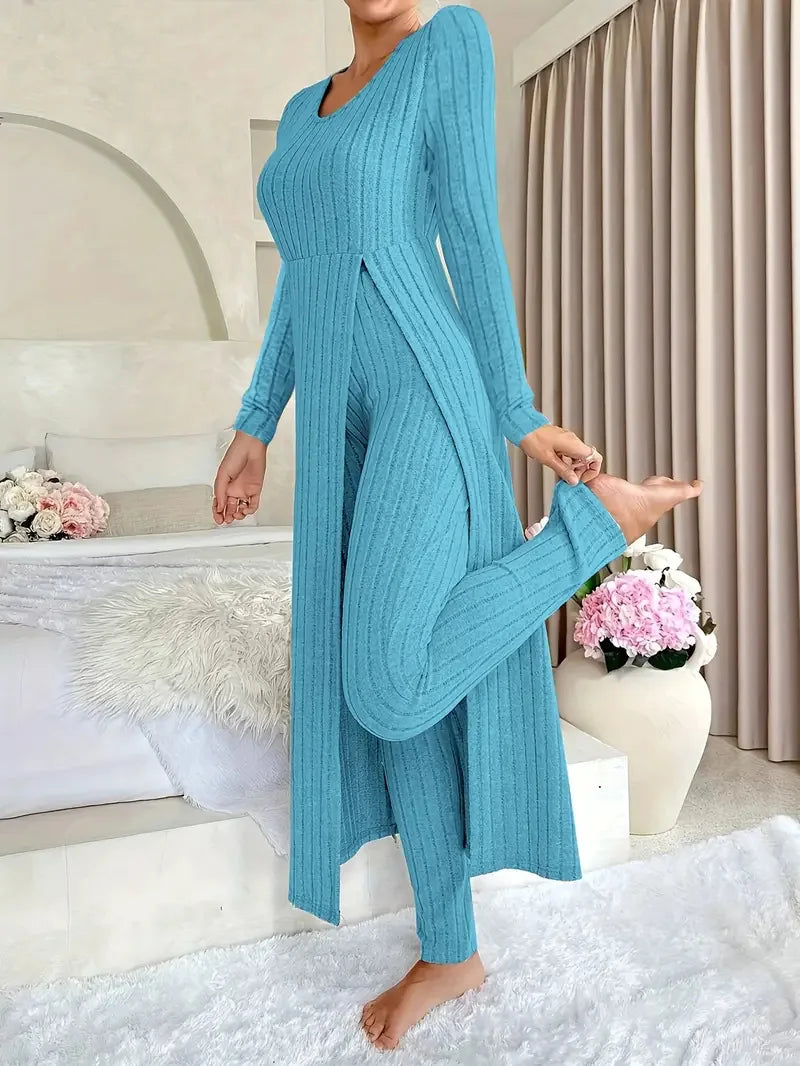 Conjunto de dos piezas para mujer, informal, de moda