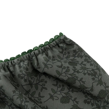 Faldas midi florales para mujer, cintura alta, malla envolvente