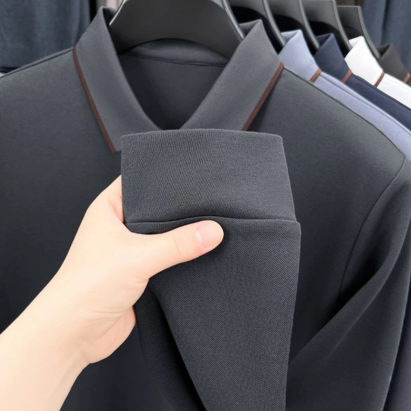 Polo de Lujo "Silk-Wool Blend" – Edición Ejecutiva